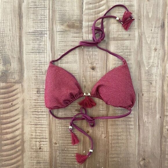 ASOS accessorize padded bikini top size 6 - Picture 1 of 7